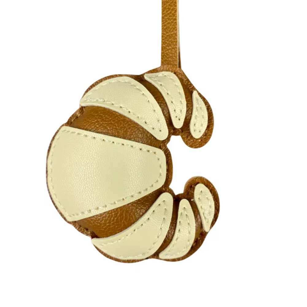 Croissant Bag Charm - IVORY